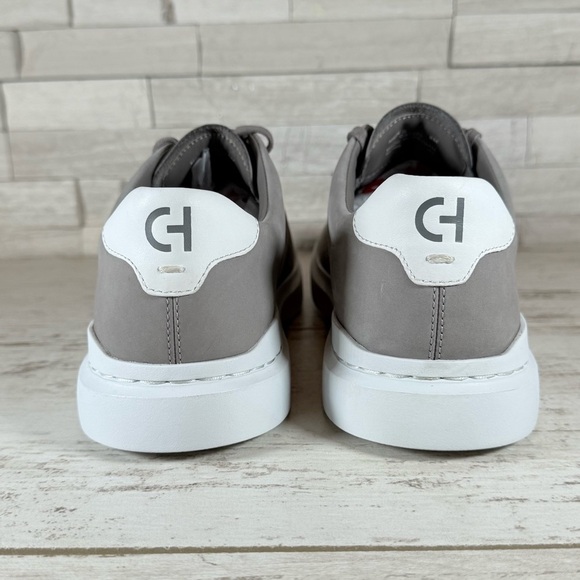 Cole Haan Men's 8M GrandPrø Rally Laser Cut Nubuck Sneakers Ironstone Gray NEW - Picture 6 of 11